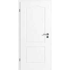 Kilsgaard Zimmertür Weiß Mit Zarge Set Typ 20/02-B Lackiert ähnlich RAL 9010 -Baustoffe Geschäft typ 20 02 b wei lackiert links 1