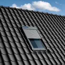 VELUX Solar-Rollladen SSL 0100S Kupfer -Baustoffe Geschäft velux dach rolladen solar 1