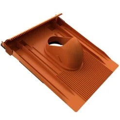 Klöber Universelle Grundplatte Venduct DN100 Rot Mit Langer Schürze Dachdurchführung Dachentlüftung