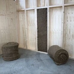 ISOLENA OPTIMAL Wärme- U. Schalldämmung Aus 100% Reiner Schafschurwolle -Baustoffe Geschäft wand innen opi018 2020 001b