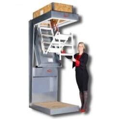 Wippro Bodentreppe GM-4 Isotec, U-Wert 0,33 Dachbodentreppe -Baustoffe Geschäft wippro 4 600x600