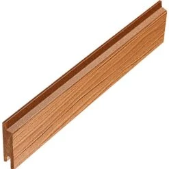 NATURinFORM WPC Fassadenverkleidung DIE GESTALTENDE EXKLUSIV Bernsteinbraun Rhombusleiste -Baustoffe Geschäft wpc fassadenprofil gestaltende exklusiv small bernsteinbraun 1 2